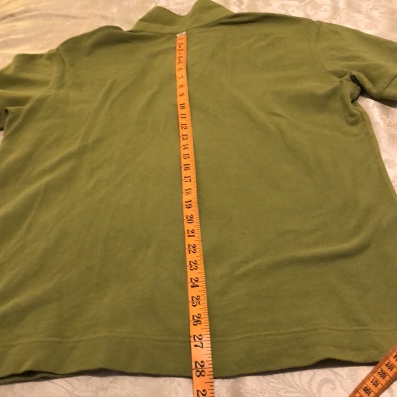 MEC MENS MEDIUM COTTON POLO/GOLF SHORT SLEEVE LEAF GREEN #098 - Picture 12 of 12